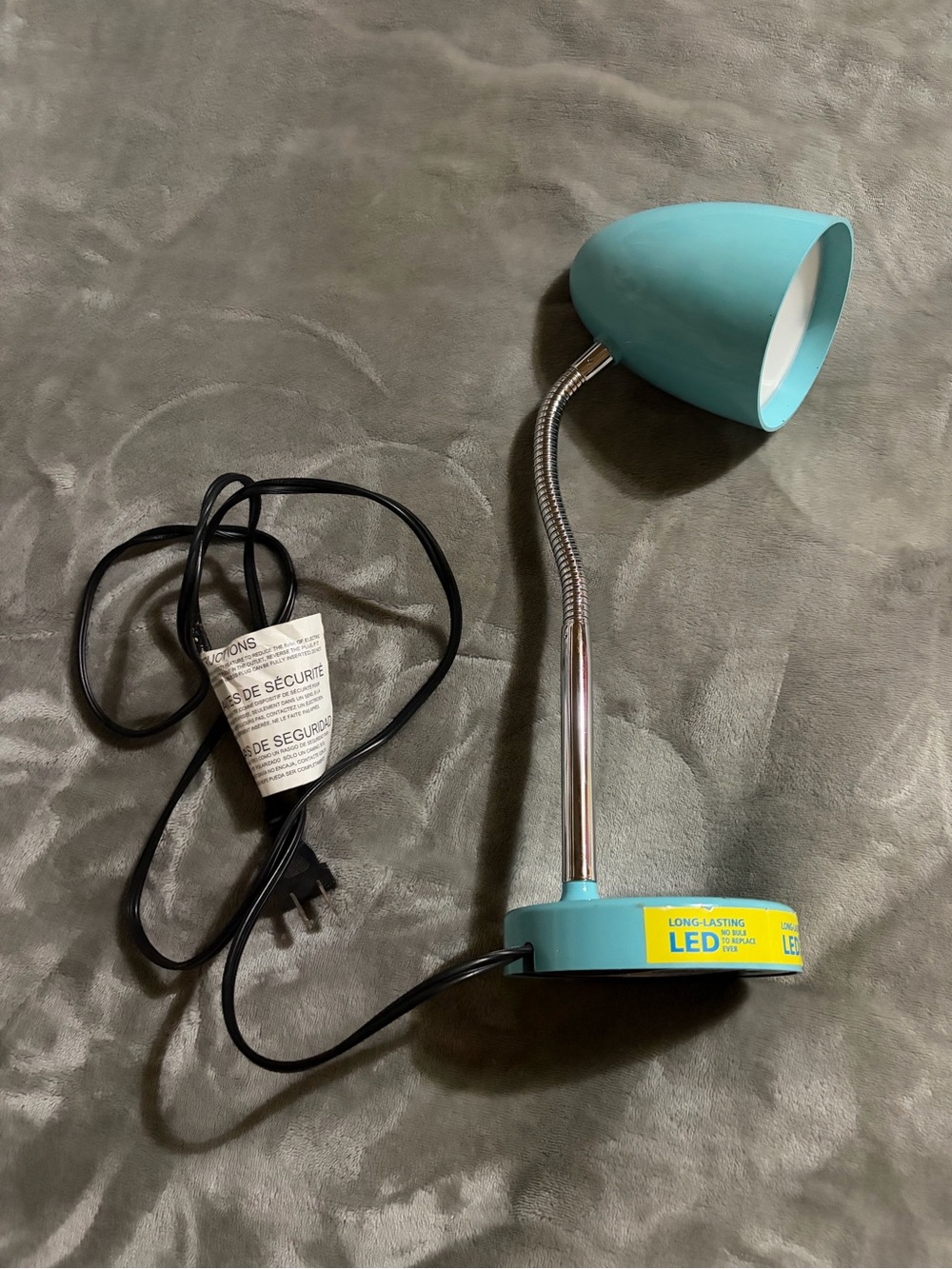 LED Desk Lamp - turquoise
